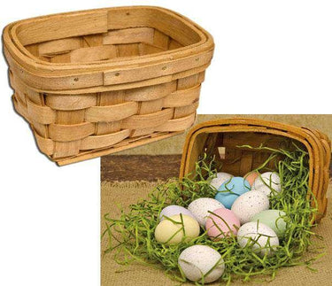 Country Rectangle Basket set of 6 - The Fox Decor